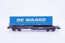(RBT811) Fleischmann 845369 Einheitstaschenwaggon "DE WAARD" HUPAC / NS, DC, ...