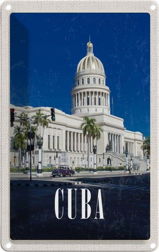 Blechschild 30x20 cuba - cm,