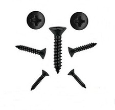 Blechschrauben Senkkopf  DIN 7982 Edelstahl  2,2 - 4,8 mm Schwarz Brüniert 👍