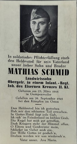 Mathias schmid ek2 - schmid, orden