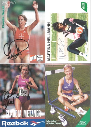 Autogramme leichtathletik - autogramme,