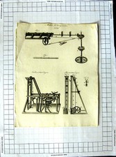 Original alter antiker Druck