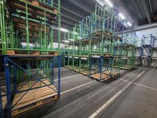 Palettenaufsatz Palettenrahmen Lagerregal Europalette  Lagerbox Hochregal 11Stk