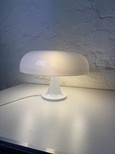 Designklassiker! Artemide Nessino weiß Tischleuchte Tischlampe Pilzlampe 