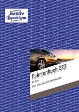 AVERY Zweckform 223 Fahrtenbuch (für PKW, vom Finanzamt anerkannt, A5, auf 80 Se