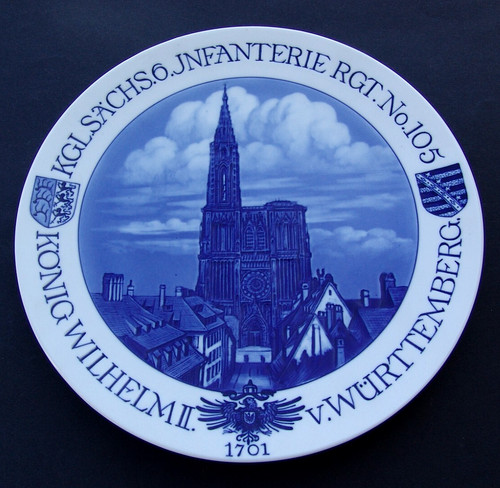 Meissen regimentsteller kgl - meissen,
