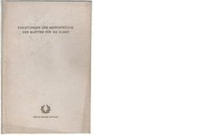 Einleitungen und Merksprüche der Blätter für die Kunst. Stefan George Stiftung