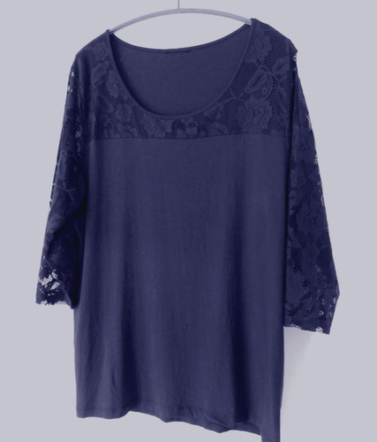 Shirt tunika viel spitze - viel,