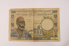 alte Banknote 5000 Francs HX51
