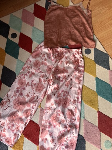 Schlafanzug set sommer blumen - schlafanzug,