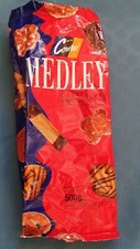 2001 alte Lebensmittel-Verpackung, Tüte "Contal" Medley Gebäckmischung -Sammler