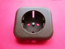 Busch Jaeger LX Steckdosenabdeckung Mittel Braun gebraucht