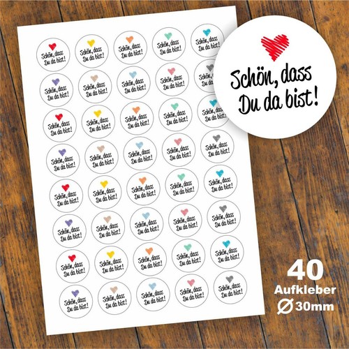 Aufkleber schön dass - "schön,,