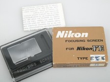 Nikon FE FM2 Einstellscheibe Mattscheibe Focusing Screen Typ E  Gitter