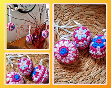 3 kleine Ostereier 4,5cm