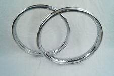 2x Felge Felgenring 1,50 x 17 Stahl / Chrom Kreidler Florett K54 LF LH RM RS-L