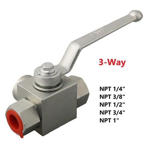 Hydraulik kugelventil wege - hydraulik-kugelventil, 3-wege