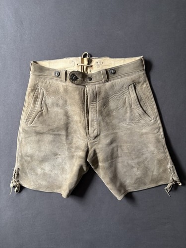 Hirschlederhose kurz herren - kurz,