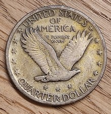 USA 1/4 Dollar 1917 Standing