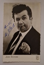 Jean richard autogrammkarte - autogrammkarte,