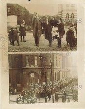 1921 press photo crowd - photo, a