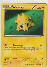 Pokemon Karte Game Schwarz & Weiß Nr. 45/114 Wattzapf deutsch