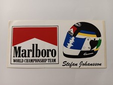 Marlboro.Formula1.Sticker.Autocollant.Adesivo.Aufkleber-Stefan Johansson