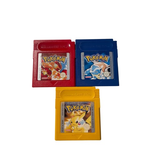 Pokemon gameboy spiele set rot - pokemon,