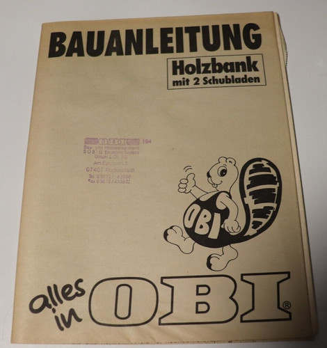 Obi bauanleitung holzbank - obi, "