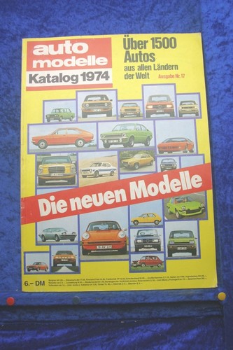 Auto modelle 1974 - modelle, nr.