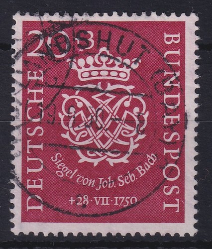 Bundesrepublik 1950 bachsiegel - 1950,