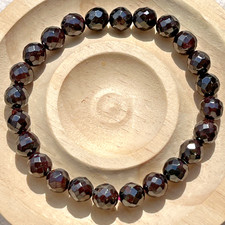 Roter granat armband - roter,