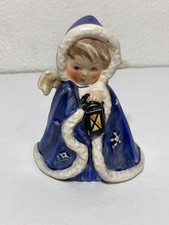 Goebel - Blauer Engel mit Laterne  v. 1956 -  Weihnachten -  Porzellan ~ 8,5cm