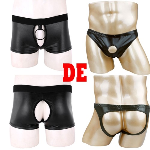 Herren wetlook boxer shorts - wetlook,