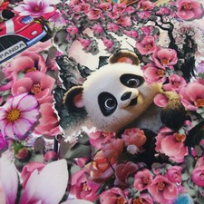 Stoff Baumwolle Jersey Panda