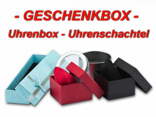 Uhrenbox geschenkbox - uhrenbox,