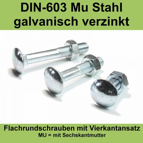 Din 603 schloßschrauben - m5,