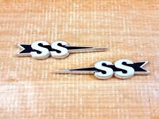 CHEVY SS EMBLEM - PAAR - NEU - ORIGINAL - VINTAGE - U.S.A