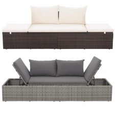 Gartenbett rattan gartenliege - rattan,