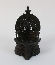 Alte indische öllampe bronze - indische,