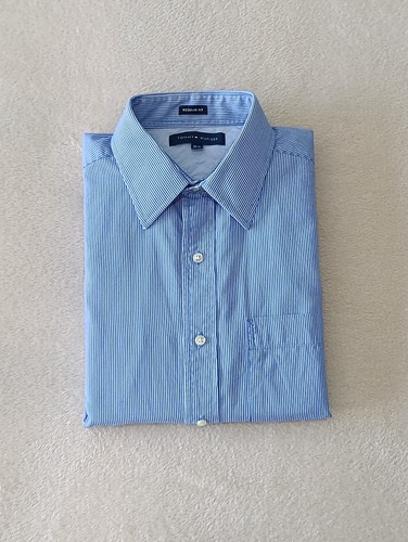 Tommy hilfiger hemd blau weiß - tommy,