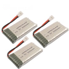 3x Walkera Lipo Akku 1s 3,7V 600mAh 20C Walkera CB100 4G6 5G6 HM 4#3B