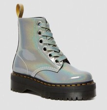 Dr Martens 6 Loch Molly Silver