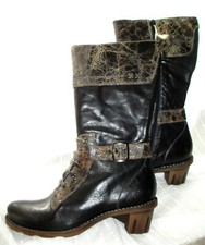 Marc Nature Stiefel Stiefeletten rutschfeste Gummisohle braun Gr. 39