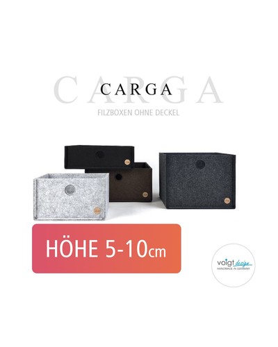 Filzbox höhe 10 cm - -,