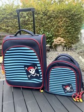 Travelite Kinder Reisekoffer Trolley + Rucksack "Pirat"