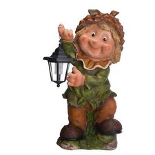 XXL Gartenwichtel mit LED