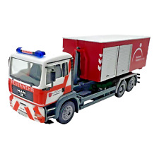 1:87 Herpa MAN Abrollcontainer-LKW  Feuerwehr Frankfurt A.M BRANDDIREKTION H0