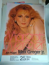 Plakat Margot Werner 1984 Max Greger 2 Original DIN A1 TOP!
