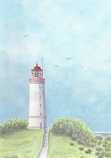 Original Aquarell -Ostsee